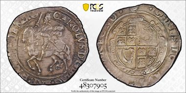 (1641-43) 1/2 Cr S-2775 AU55