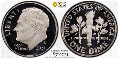 2023-S 10C Silver First Strike PR70DCAM