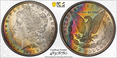 1883 $1 MS63