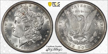 1891-O $1 MS65