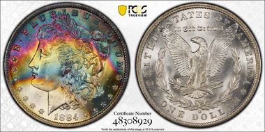 1884-O $1 MS66