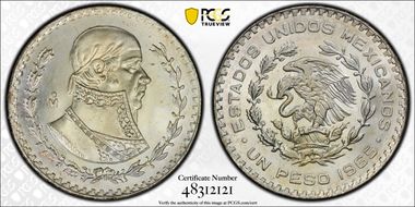 1965-Mo Peso KM-459 MS67