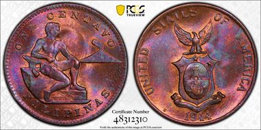 1944-S 1C KM-179 MS65RB