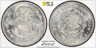 1965-Mo Peso KM-459 MS66