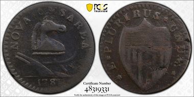 1787 NJ 1/2P Maris 44-d, Sleigh Runner F15BN