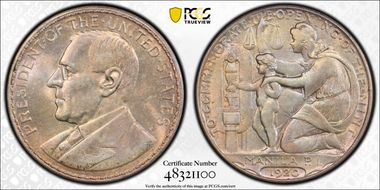 1920 SC$1 HK-449, Wilson Dollar MS64