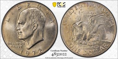 1972-D $1 MS63