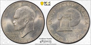 1976 $1 Type 2 MS65