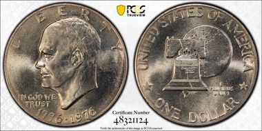 1976 $1 Type 2 MS63