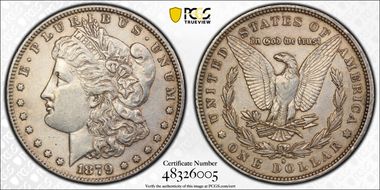 1879-S $1 XF45