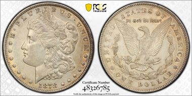 1878 7TF $1 Reverse of 1878 N1