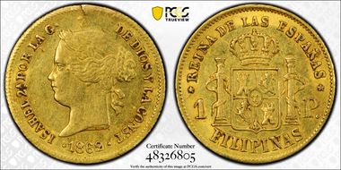 1862 Peso AU55