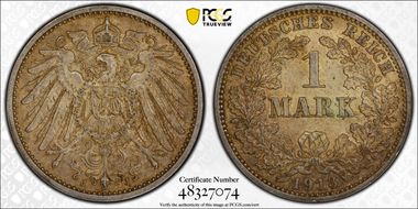 1913-J Mark J-17 AU58