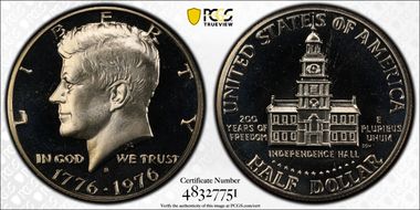 1976-S 50C Clad PR67CAM