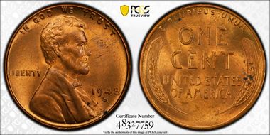 1948-S 1C MS65RD