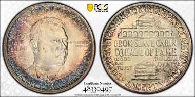 1951 50C Booker T. Washington MS66