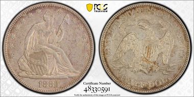 1884 50C AU50