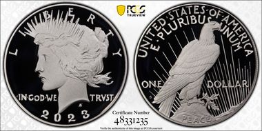 2023-S $1 Peace Dollar PR69DCAM