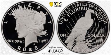 2023-S $1 Peace Dollar PR70DCAM