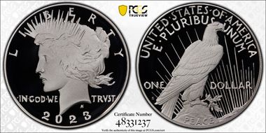 2023-S $1 Peace Dollar PR70DCAM