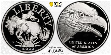 2022-P Medal American Liberty PR69DCAM