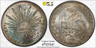 1889-Cn AM 8 R Cn51 MS66
