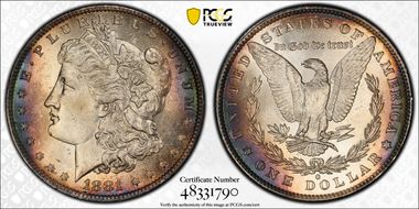1881-O $1 MS62
