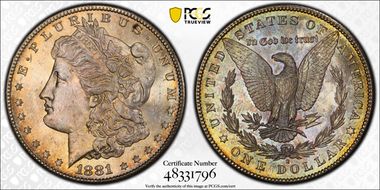 1881-S $1 MS64