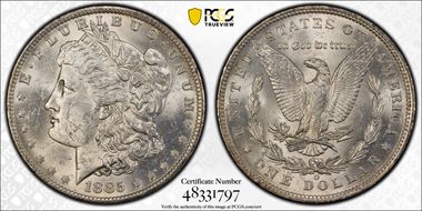 1885-O $1 MS62