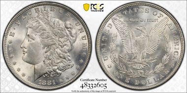 1881 $1 MS65