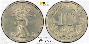 1964 CS 10 Øre MS66