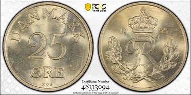 1955 NS 25 Øre MS65