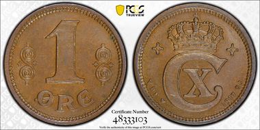 1917 VBP GJ Øre MS64BN