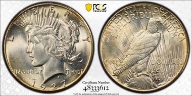 1927 $1 MS63