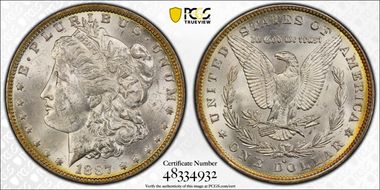 1887/6-O $1 MS61