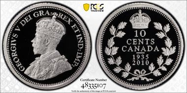 2010 10C 75th An - Voyageur Dollar PR70DCAM