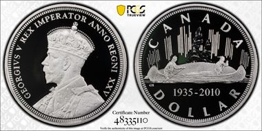 2010 S$1 Voyager - 75th Anniv. PR69DCAM