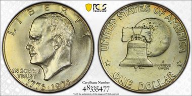 1976 $1 Type 1 MS64