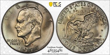 1977-D $1 MS66