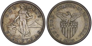 1909-S/S/S Peso Allen-17.04b N1