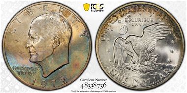 1972-S $1 Silver MS66