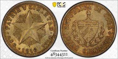 1916 10C MS63