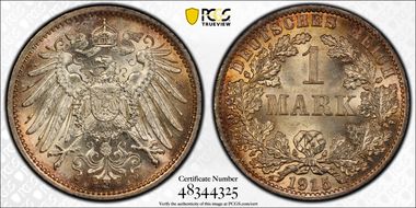 1915-A Mark J-17 Ag MS66
