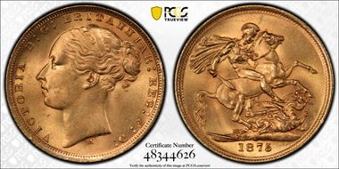1875-M Sov St. George S-3857 MS64