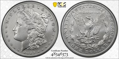 2023 $1 Morgan Dollar MS70