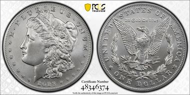 2023 $1 Morgan Dollar MS70