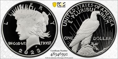 2023-S $1 Peace Dollar PR70DCAM