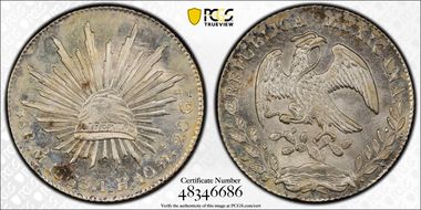 1863-Mo TH 8 R Mo52 MS63