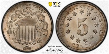 1872 5C MS66+