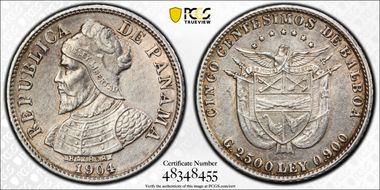 1904 5C KM-2  Ag AU55